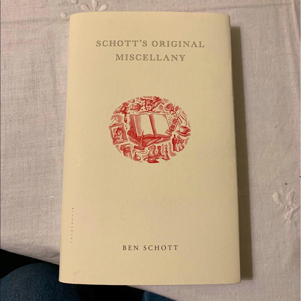 Ben Schott’s “Schott’s Original Miscellany”